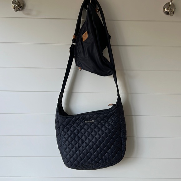 MZ Wallace Bags Mz Wallace Parker Deluxe Crossbody Navy Blue Poshmark